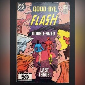 Good-Bye, Flash DC Comic 350 Double-Sized Last Issue 1985
